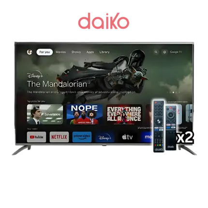 Daiko Google Tv 32″ Smart Silver Frameless Hd -32H93DK