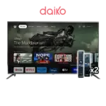 Télévision Daiko Google Tv 32″ Smart Silver Frameless Hd -32H93DK